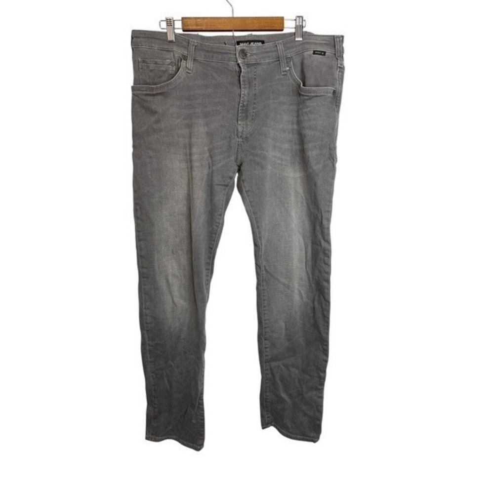 Mavi Jeans Men's 38x34 Jake Slim Leg Stretch Denim Gray